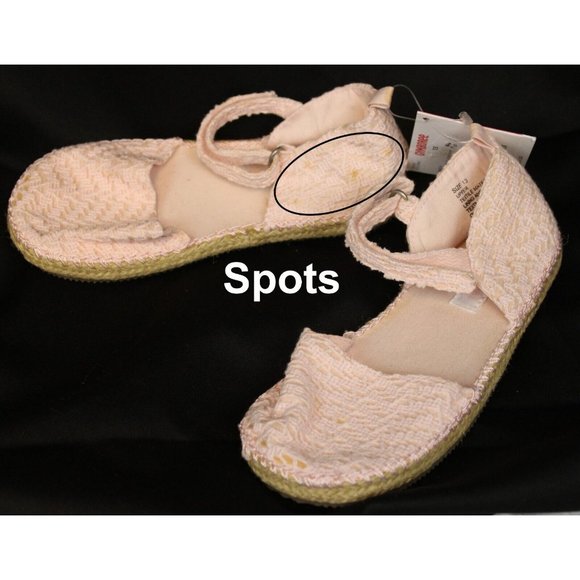 NEW 2007 Gymboree Love is in The Air Pink Lace Crochet Sandals Shoes size 13 - Picture 2 of 10